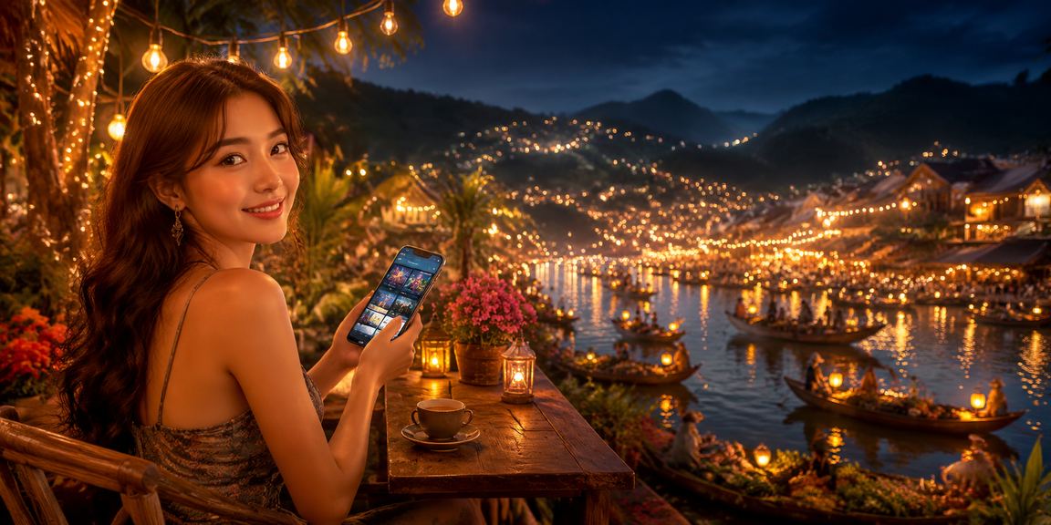 Du khách tại Sa Pa thư giãn và xem phân tích kèo thể thao trên điện thoại